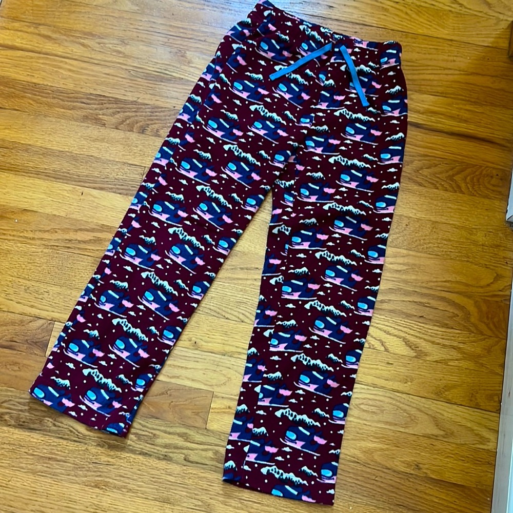 Cute Skiing Whale Fluffy Vineyard Vines PJs